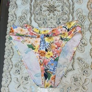 Summersalt rainbow floral bikini bottoms